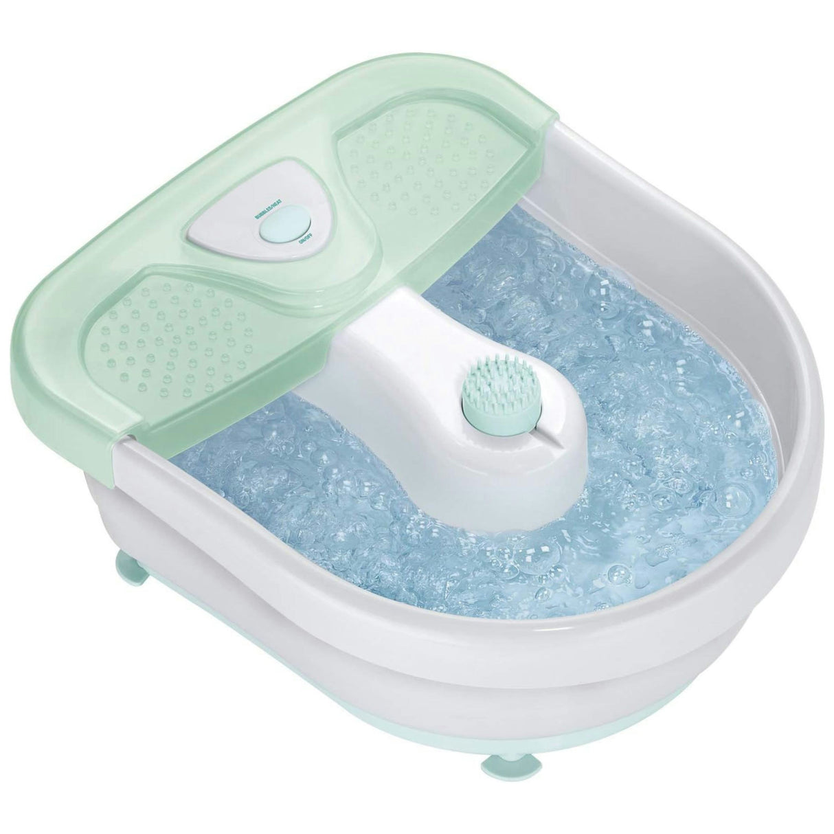 Conair Foot Spa Bath With Bubbles, Deep Basin Relaxing Foot Bath With Jets - White