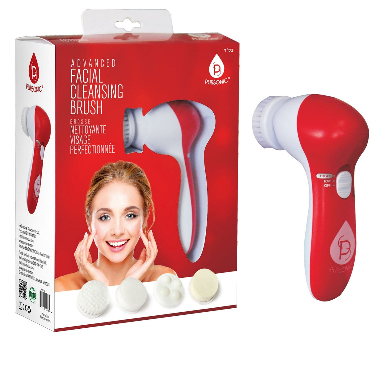 Advanced Facial Cleansing Brush by Pursonic