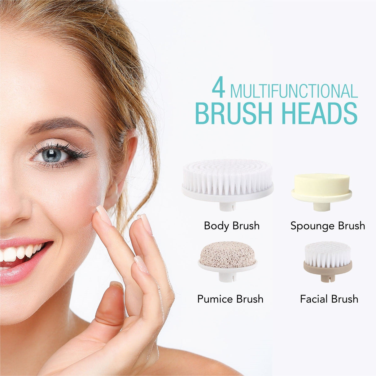 Advanced Facial and Body Cleansing Brush by Pursonic