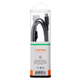 Ventev Chargesync Flat USB A to USB C Cable 3.3ft by Ventev