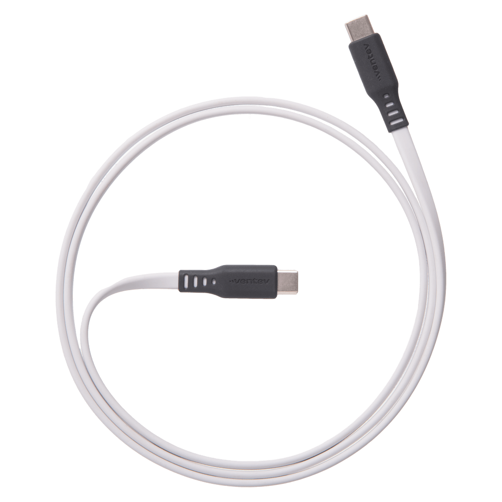 Ventev Chargesync Flat USB C to USB C Cable 6ft by Ventev