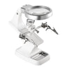 LED Light Helping Hands Magnifying Glass 3X/4.5X w/ 360�Adjust Third Hand Soldering Vise
