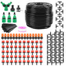 164FT Drip Irrigation Kit Automatic Garden Irrigation System Misting Plant Watering Drip Kit for Garden Greenhouse Flower Bed Patio Lawn