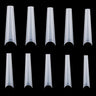 500Pcs False Nail Tips C Curve Half Cover French Nails Extra Long Fake Finger Nails For Nail Art Salons Home DIY 10 Sizes