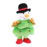 Electric Dancing Singing Plush Toy Twisting Snowman Toy Talking Interactive Mimicking Funny Songs Wiggly Dance Kid Christmas Gift