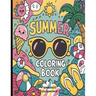 Groovy Summer Coloring Book: Bold and Easy Designs for Adults, Teens, and Kids. Simple, Cute Illustrations with Thick Lines (Bold & Easy)
