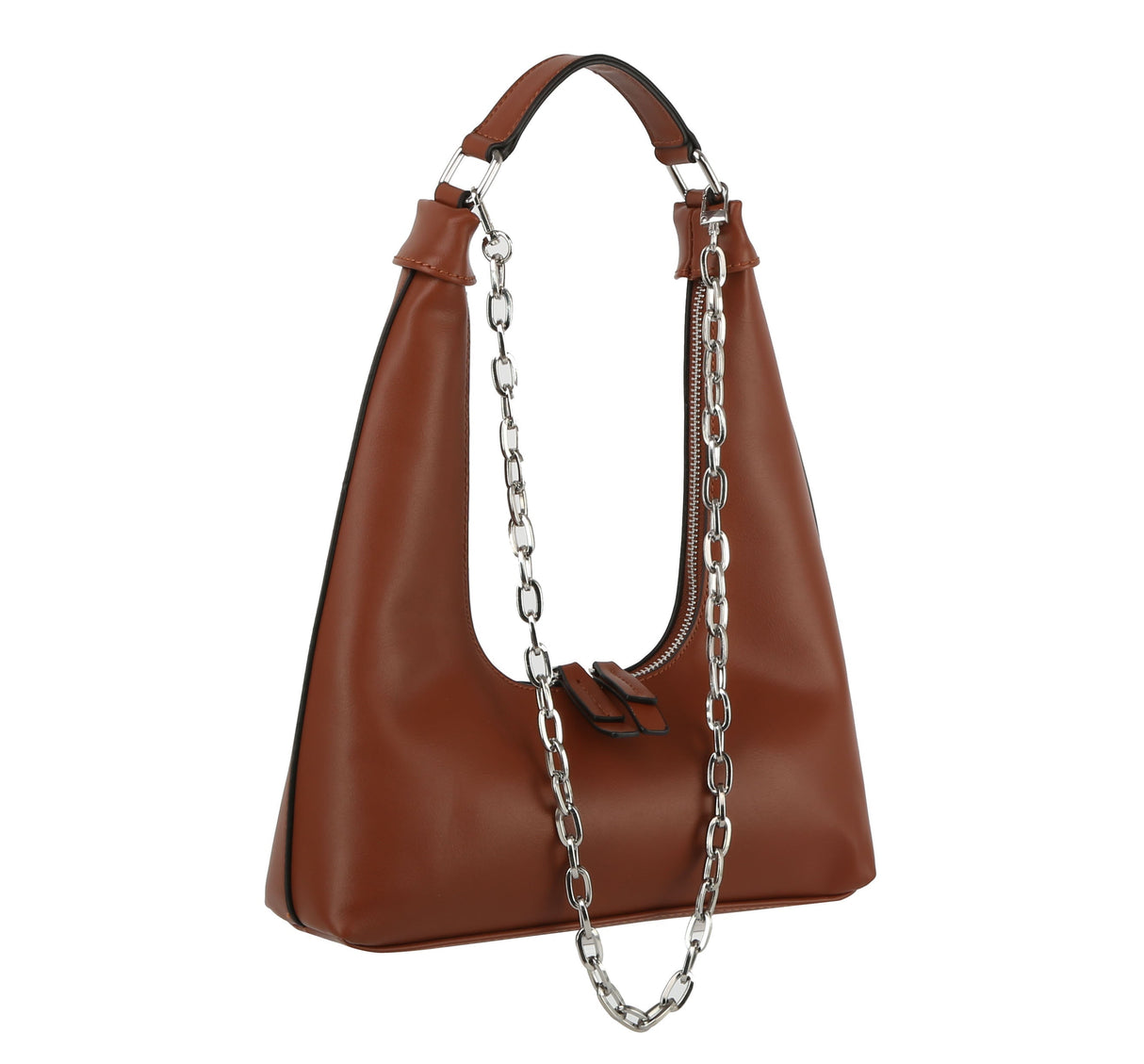 Small Hobo for Women Crescent Shoulder Bag With Chain by hfstylish