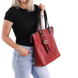 Zippered Deluxe Lifetime Tote by Lifetime Leather Co