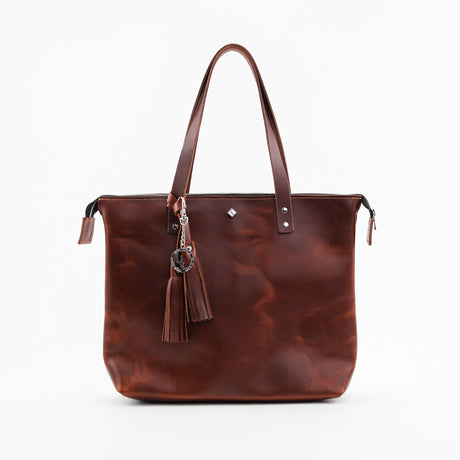 Zippered Deluxe Lifetime Tote by Lifetime Leather Co