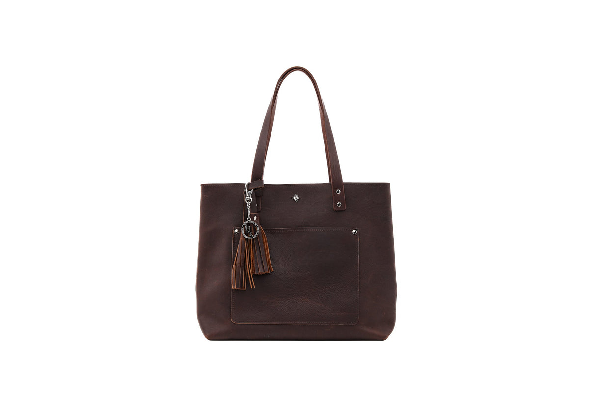 Zippered Deluxe Lifetime Tote by Lifetime Leather Co