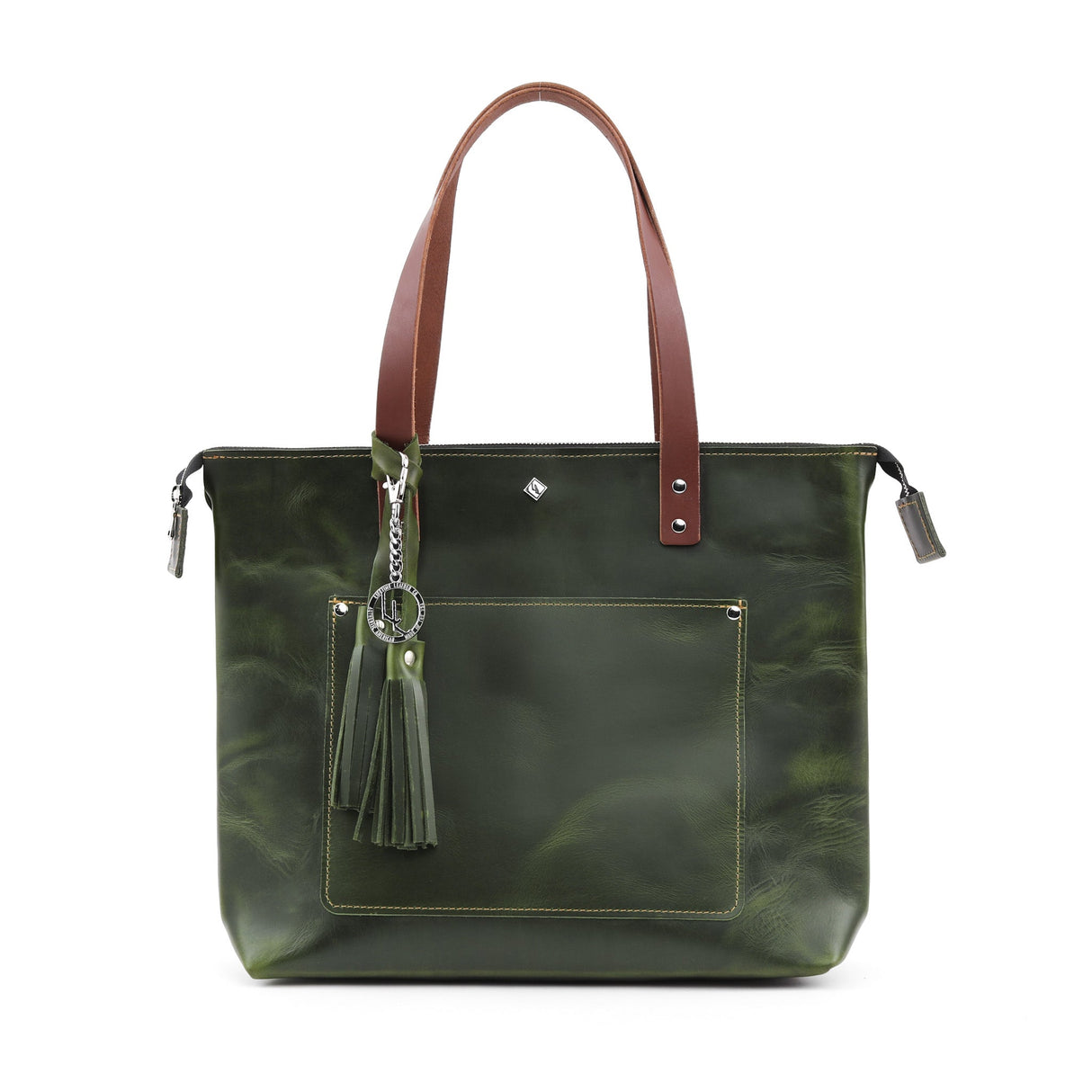 Zippered Deluxe Lifetime Tote by Lifetime Leather Co