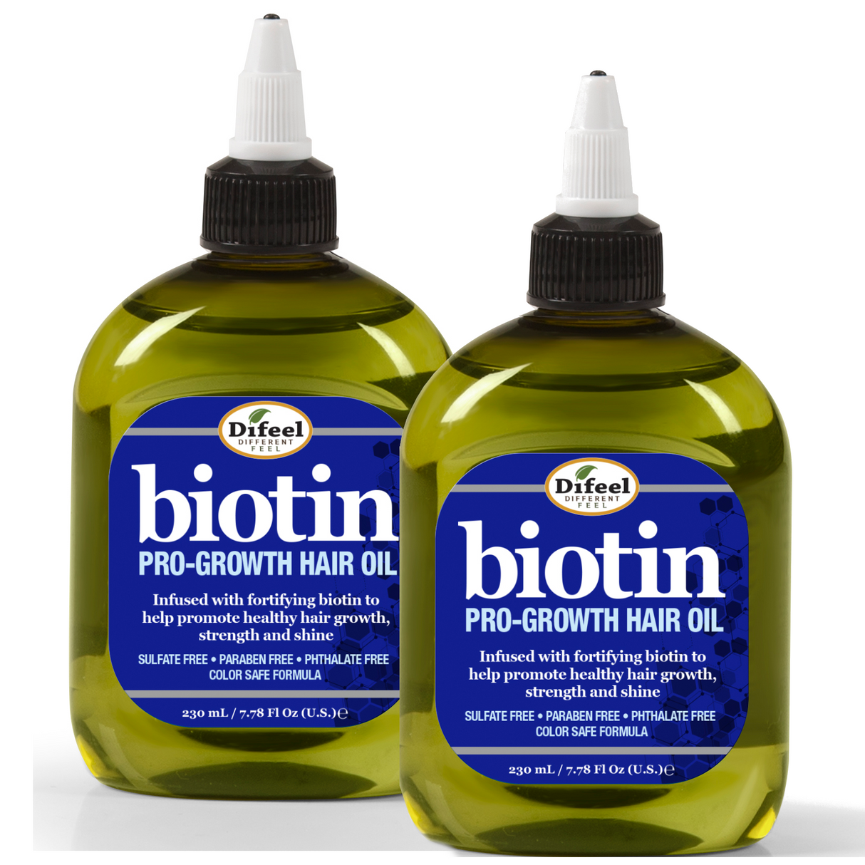 Difeel Biotin Premium Hair Oil 7.1 oz. 2-PACK GIFT SET by difeel - find your natural beauty