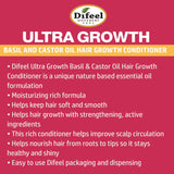 Difeel Ultra Growth Basil & Castor Oil Pro Growth Conditioner 33.8 oz. by difeel - find your natural beauty