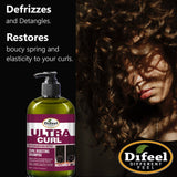 Difeel Ultra Curl with Argan & Shea Butter - Curl Boosting Shampoo 12 oz. by difeel - find your natural beauty