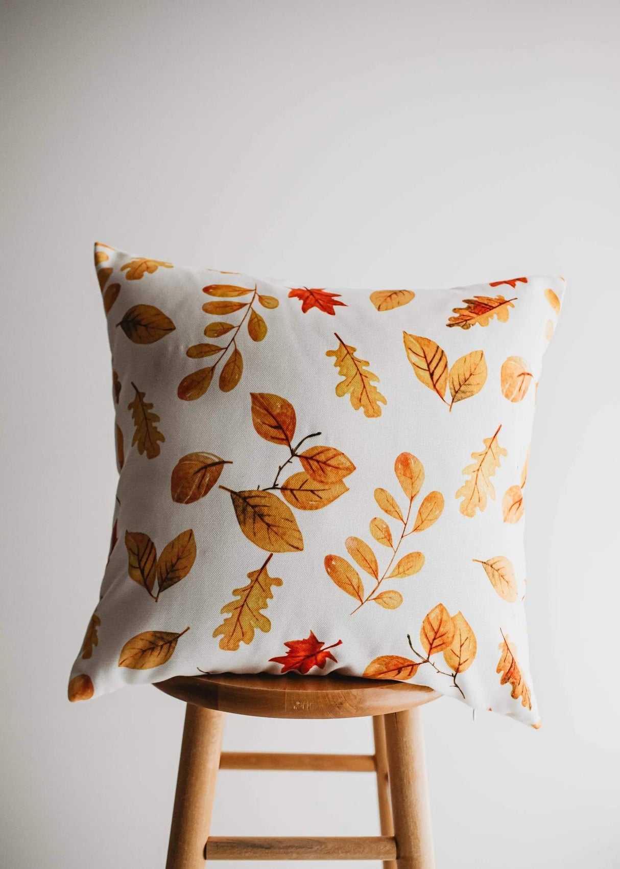 Fall Leaves Pillow Cover |  Thanksgiving decor | Farmhouse Pillows | Country Decor | Fall Throw Pillows | Cute Throw Pillows | Gift for her by UniikPillows