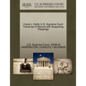 Crane V. Hahlo U.S. Supreme Court Transcript of Record with Supporting Pleadings