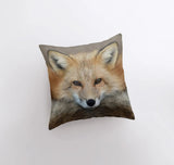 Fox Face | Pillow Cover | Fox Decor | Throw Pillow | Wilderness | Forest Animal | Animal Lover | Animals | Wild Animals | Throw Pillow by UniikPillows