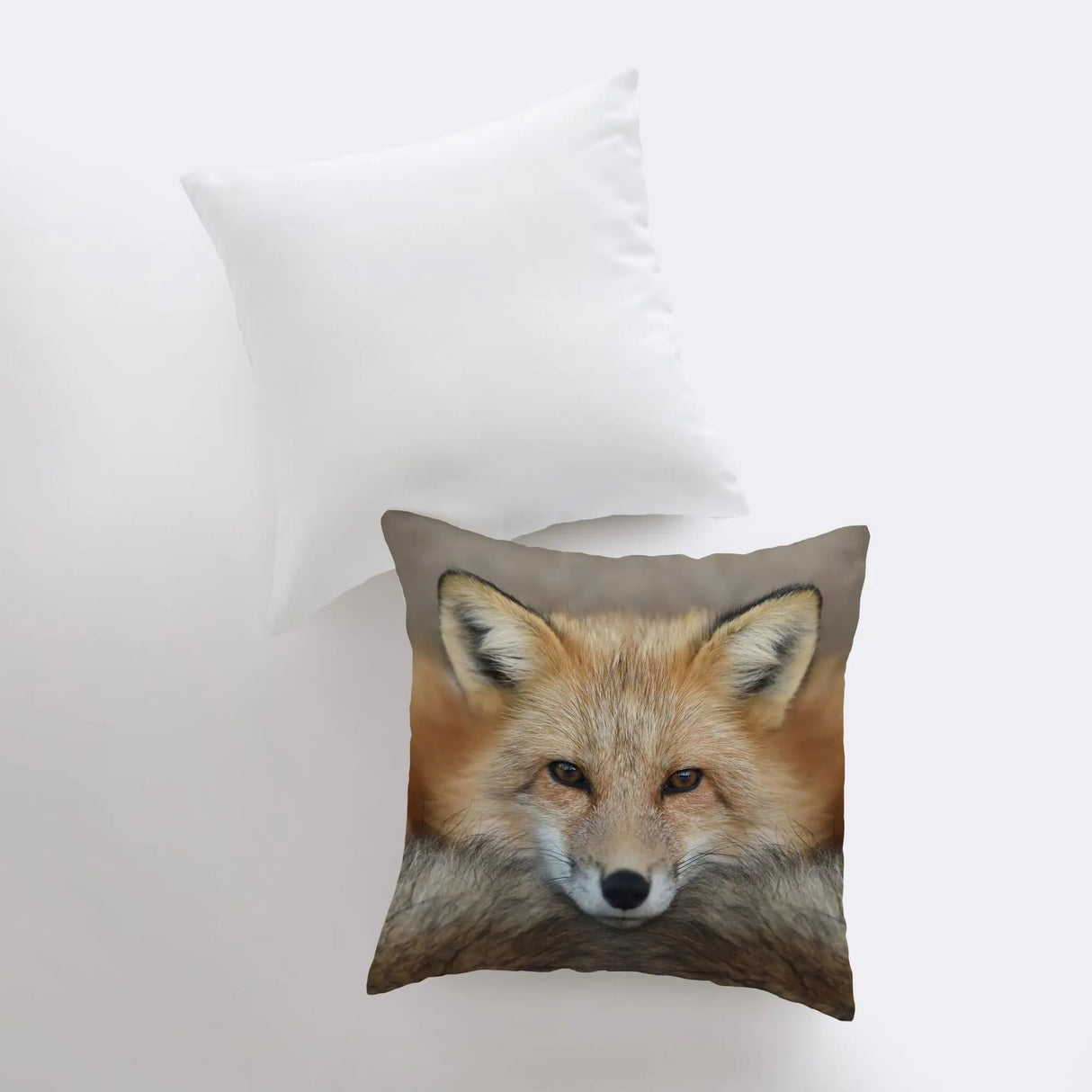 Fox Face | Pillow Cover | Fox Decor | Throw Pillow | Wilderness | Forest Animal | Animal Lover | Animals | Wild Animals | Throw Pillow by UniikPillows