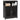 Wood Freestanding Bathroom Storage Cabinet with Double Shutter Door-Black