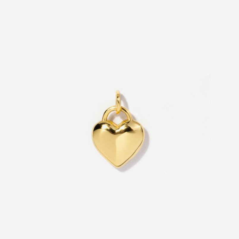 Freya Heart Necklace Charm by Little Sky Stone