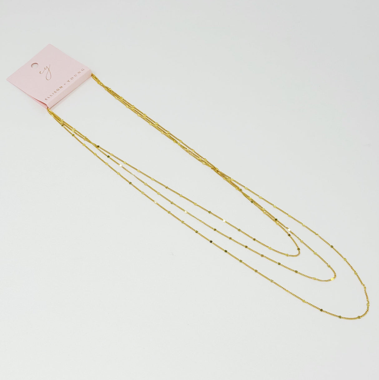 Show Me The Ways Necklace, Gold by Ellisonyoung.com