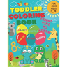 Toddler Coloring Book - Funny time to learn: Numbers, Letters, Shapes, Colors, and Animals. (For Kids ages 1-4)