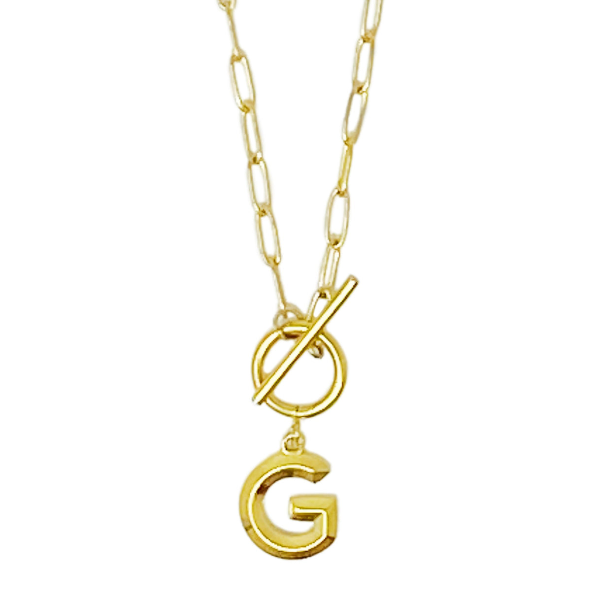 Modern Classic Initial Necklace by Ellisonyoung.com