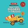 Let's Learn Numbers and Counting with Tractors, Diggers and Trucks: An Educational Math Book for Babies, Toddlers, Preschoolers, and Kindergarteners A