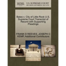 Bates V. City of Little Rock U.S. Supreme Court Transcript of Record with Supporting Pleadings