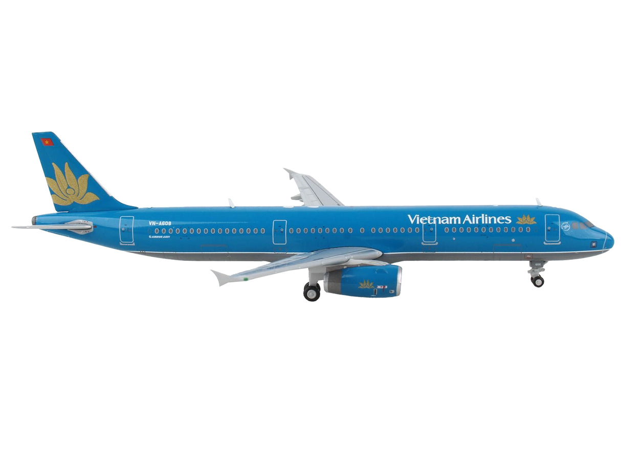 Airbus A321 Commercial Aircraft "Vietnam Airlines" Blue 1/400 Diecast Model Airplane by GeminiJets