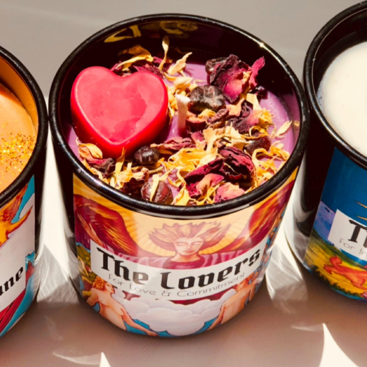 The Lover's Tarot Candle by Energy Wicks