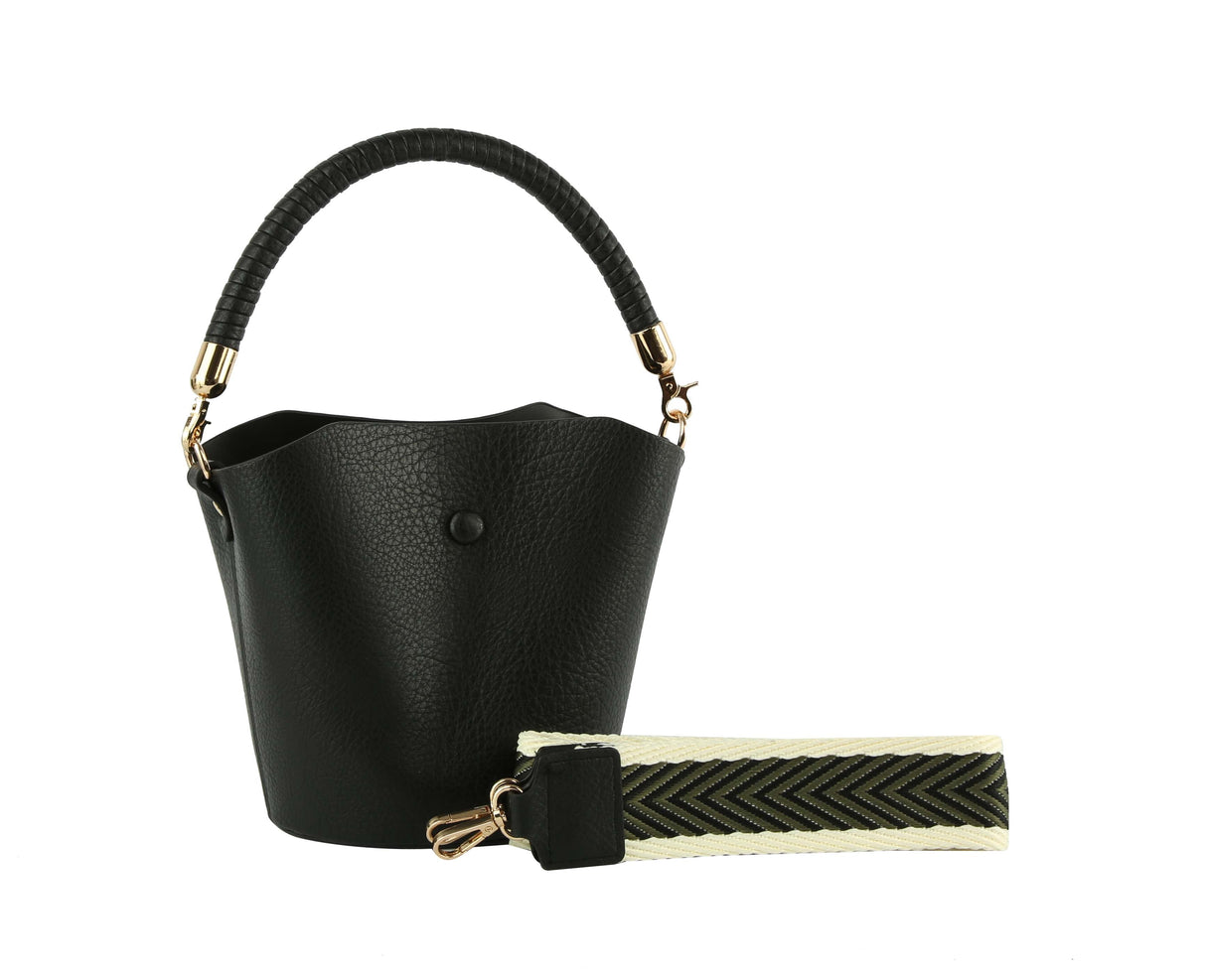 Crossbody Shoulder Bag with Guitar Strap by hfstylish