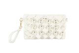 Ruched clutch by hfstylish