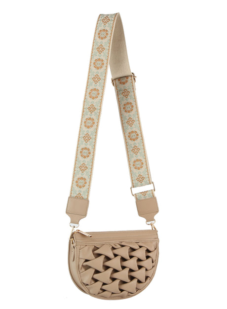 Women Triple Entry Guitar Strap Crossbody by hfstylish