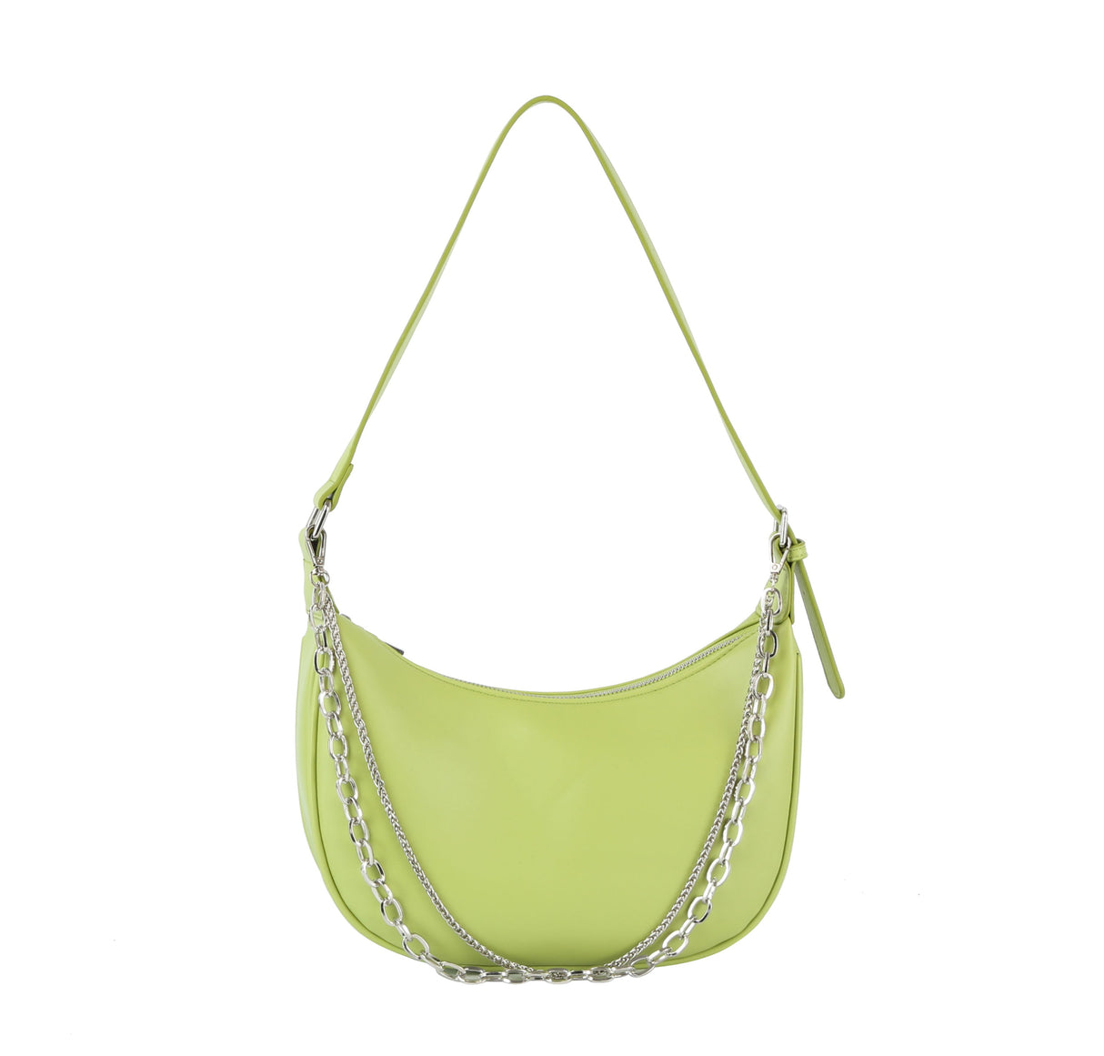 Women Chain Detail Crescent Shoulder bag by hfstylish