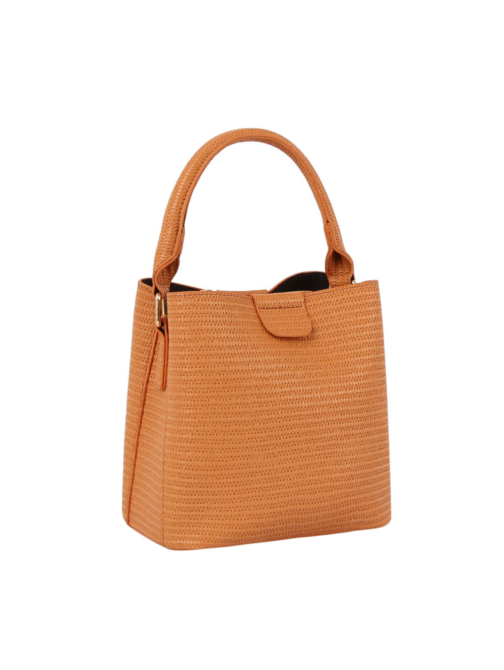 Textured multiple compartments tote by hfstylish