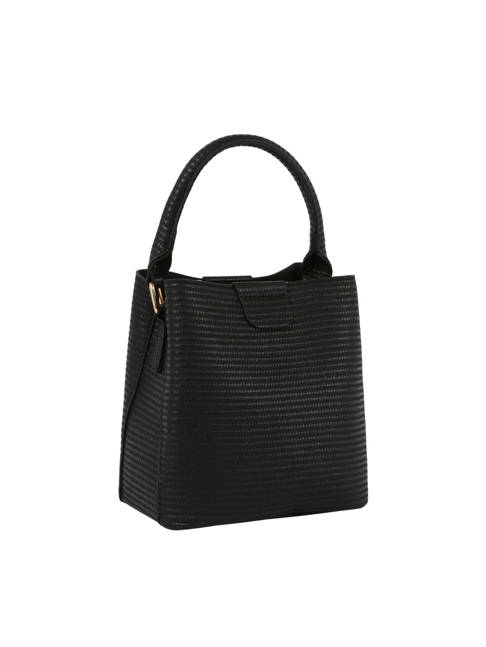 Textured multiple compartments tote by hfstylish