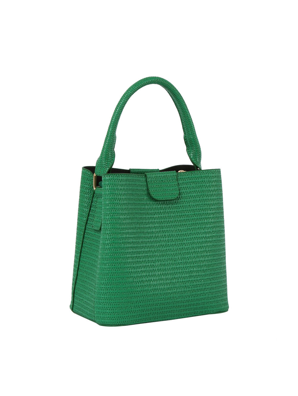 Textured multiple compartments tote by hfstylish