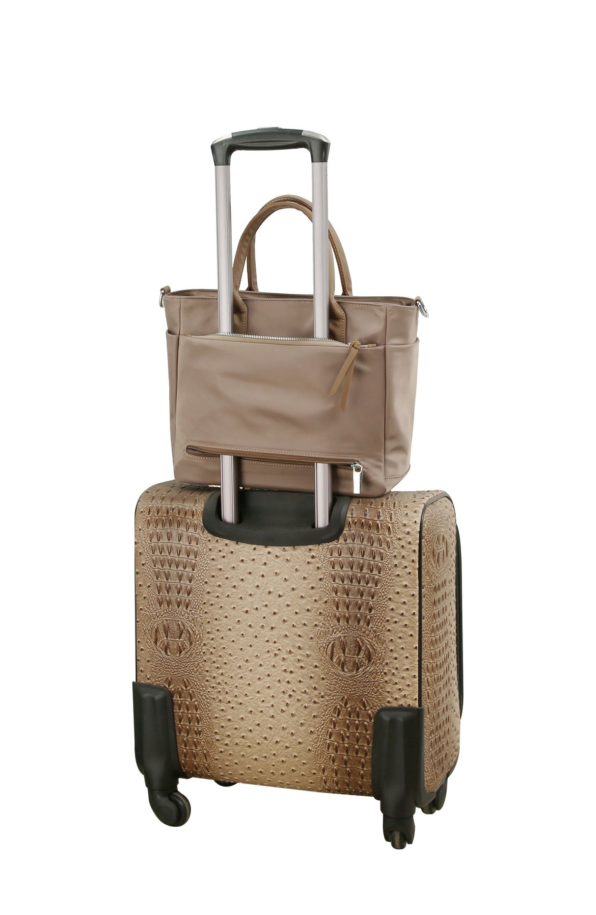 Travel tote with trolley sleeve by hfstylish