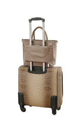 Travel tote with trolley sleeve by hfstylish