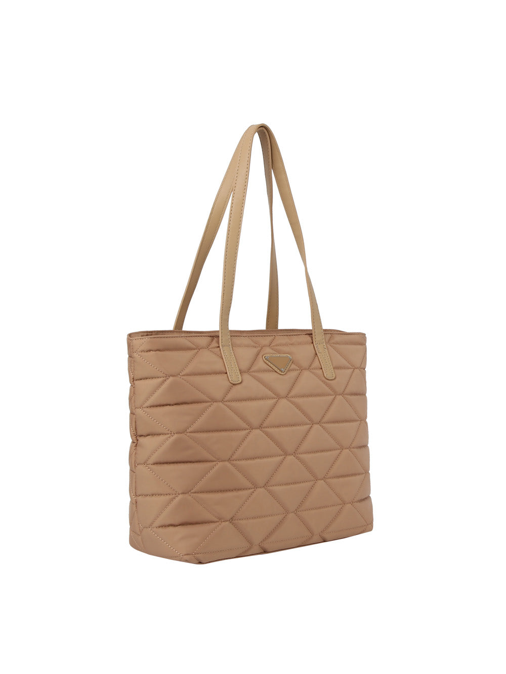 2 in 1 Quilted big tote with pouch by hfstylish