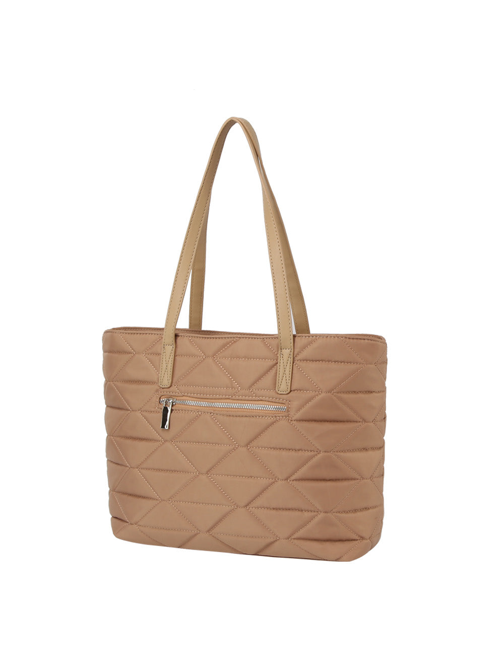 2 in 1 Quilted big tote with pouch by hfstylish