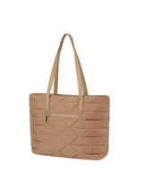 2 in 1 Quilted big tote with pouch by hfstylish