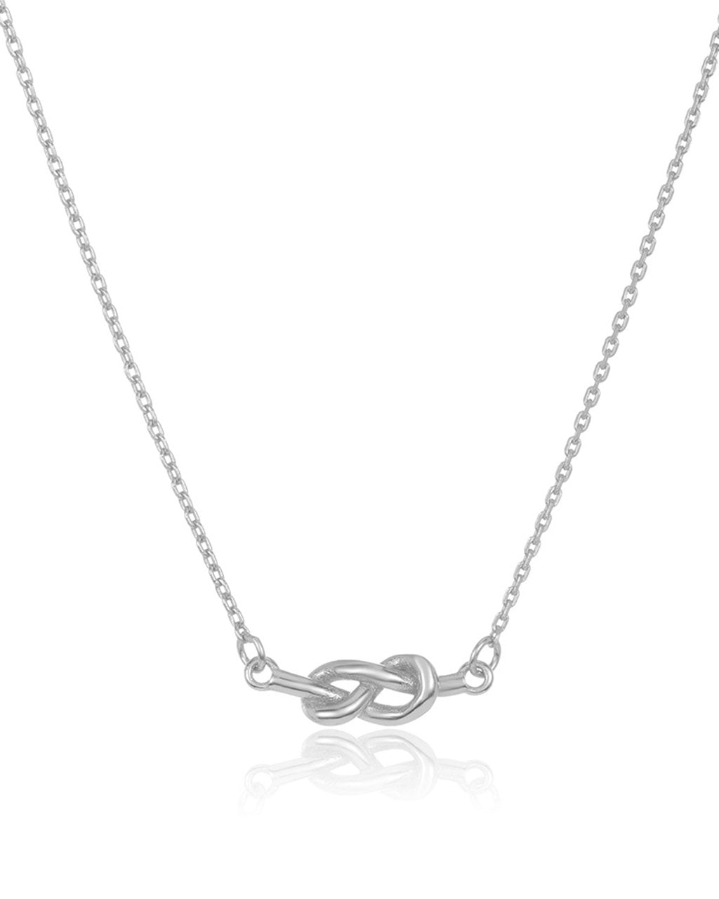 Sterling Silver Infinity Love Knot Necklace by Sterling Forever