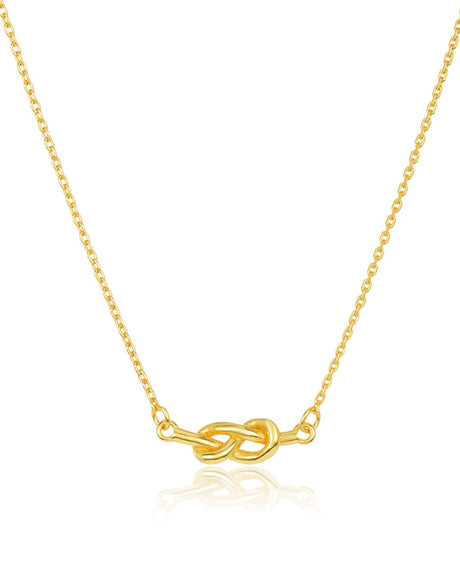 Sterling Silver Infinity Love Knot Necklace by Sterling Forever