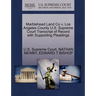 Marblehead Land Co V. Los Angeles County U.S. Supreme Court Transcript of Record with Supporting Pleadings