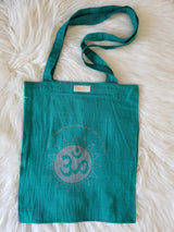 Gayatri Mantra Book Tote Bag by OMSutra