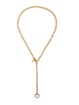 Gold Chain Reaction Necklace by JAREDJAMIN Jewelry