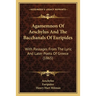 Agamemnon Of Aeschylus And The Bacchanals Of Euripides: With Passages From The Lyric And Later Poets Of Greece (1865)