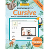 Cursive Handwriting for Beginners: Cursive Handwriting for Kids European Style